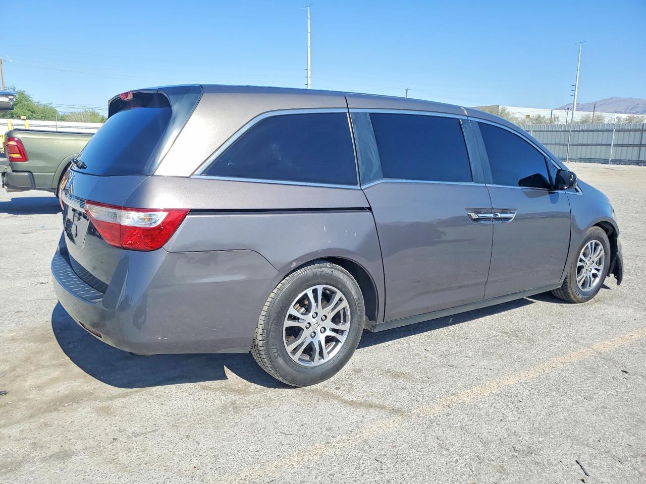 2012 Honda Odyssey Exl Gray vin: 5FNRL5H60CB017018