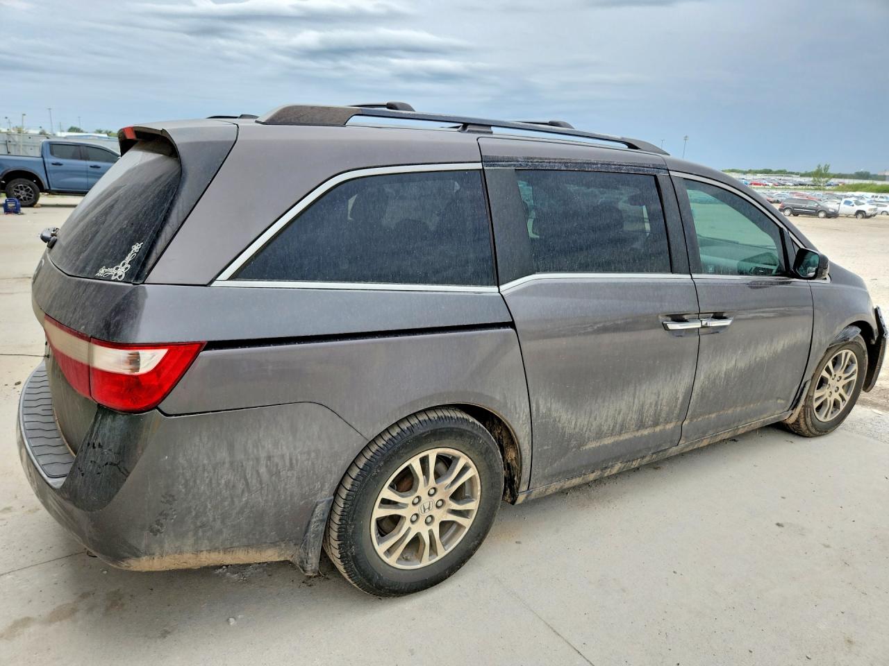 2012 Honda Odyssey Exl Gray vin: 5FNRL5H60CB019383