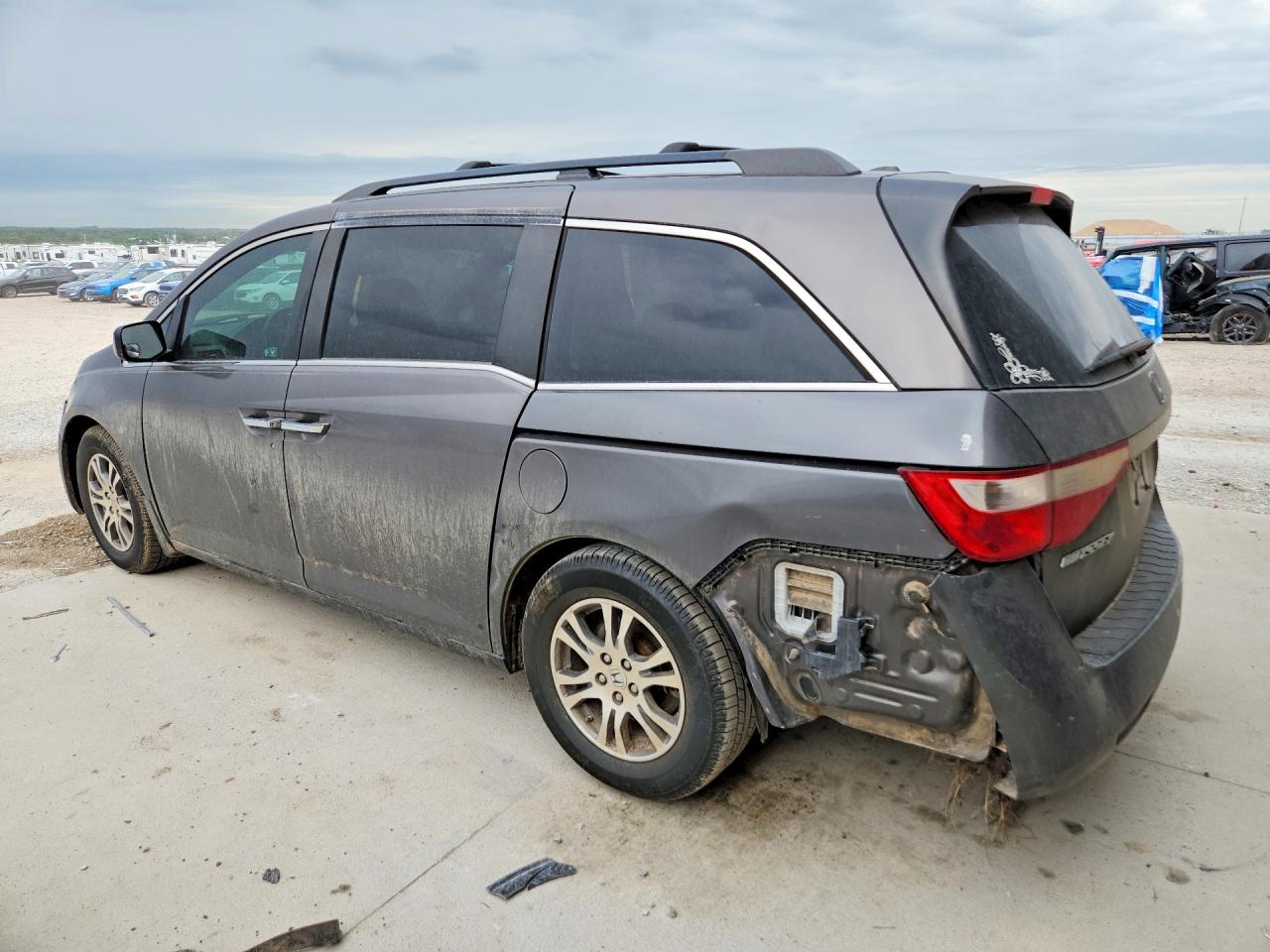 2012 Honda Odyssey Exl Gray vin: 5FNRL5H60CB019383