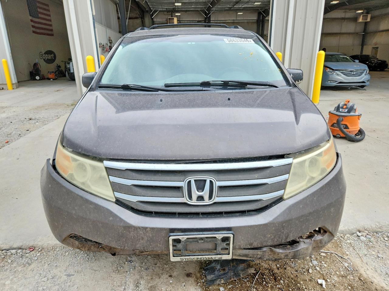 2012 Honda Odyssey Exl Gray vin: 5FNRL5H60CB019383