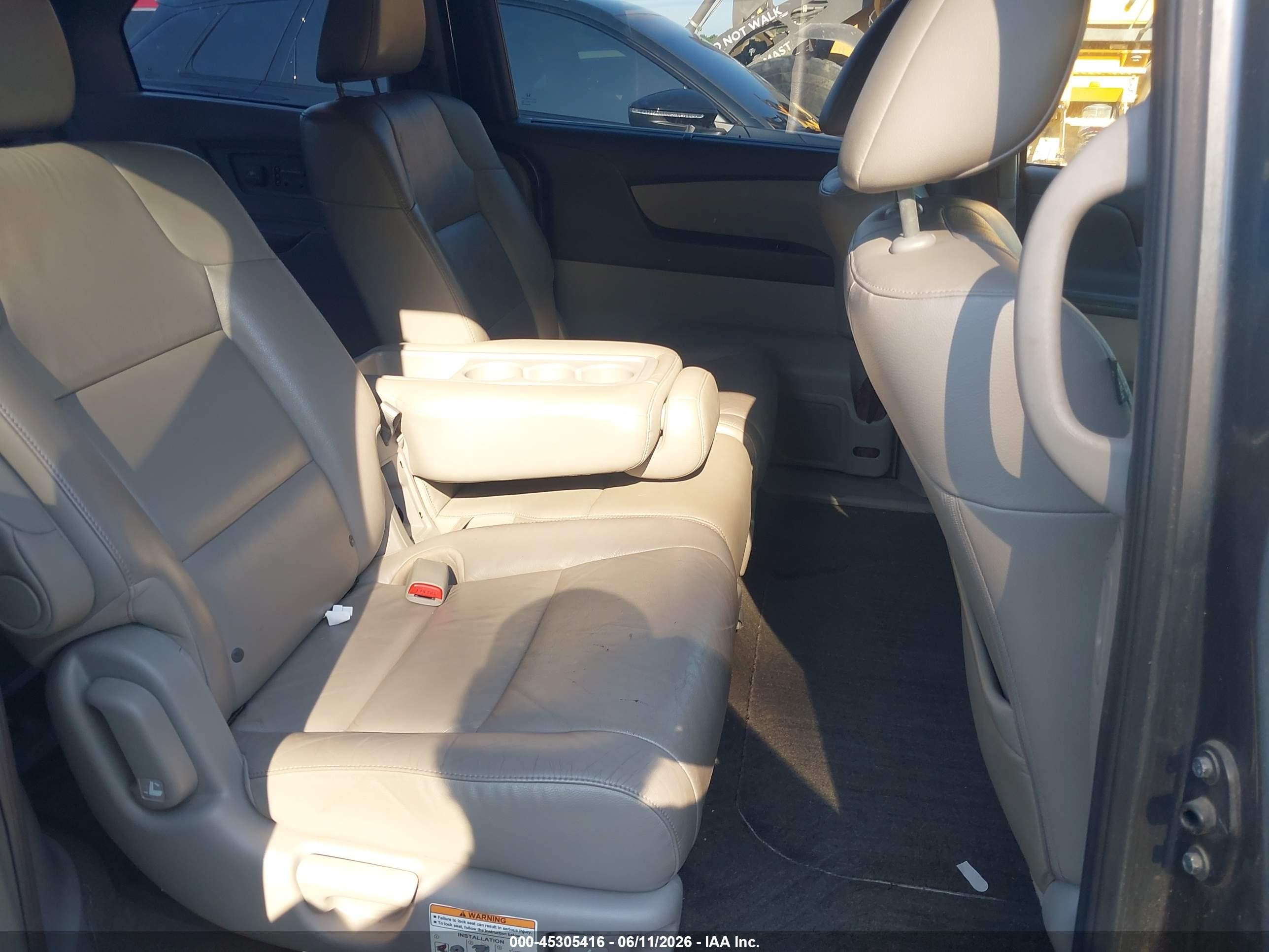 2012 Honda Odyssey Ex-l Серый vin: 5FNRL5H60CB028438