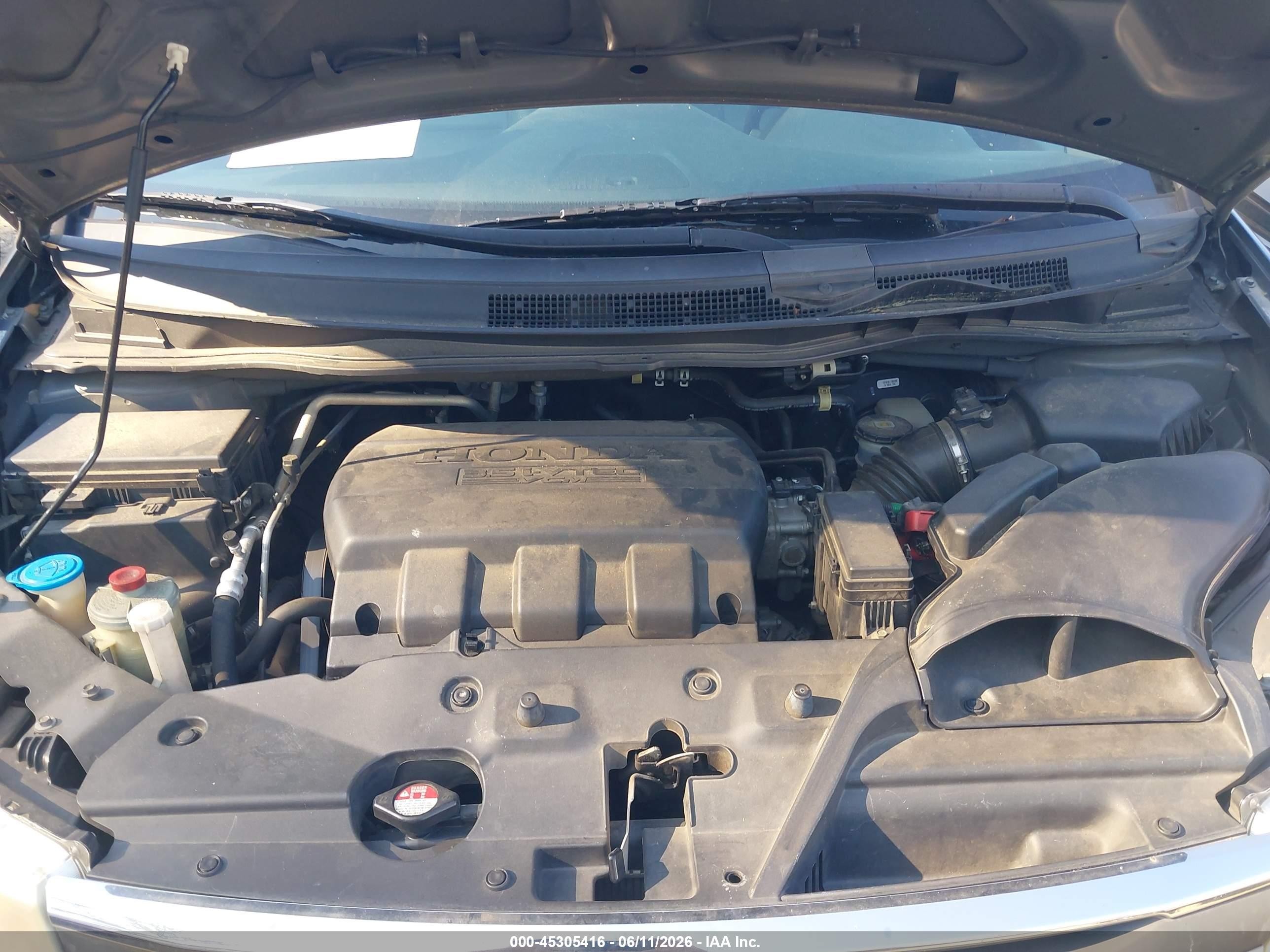 2012 Honda Odyssey Ex-l Серый vin: 5FNRL5H60CB028438