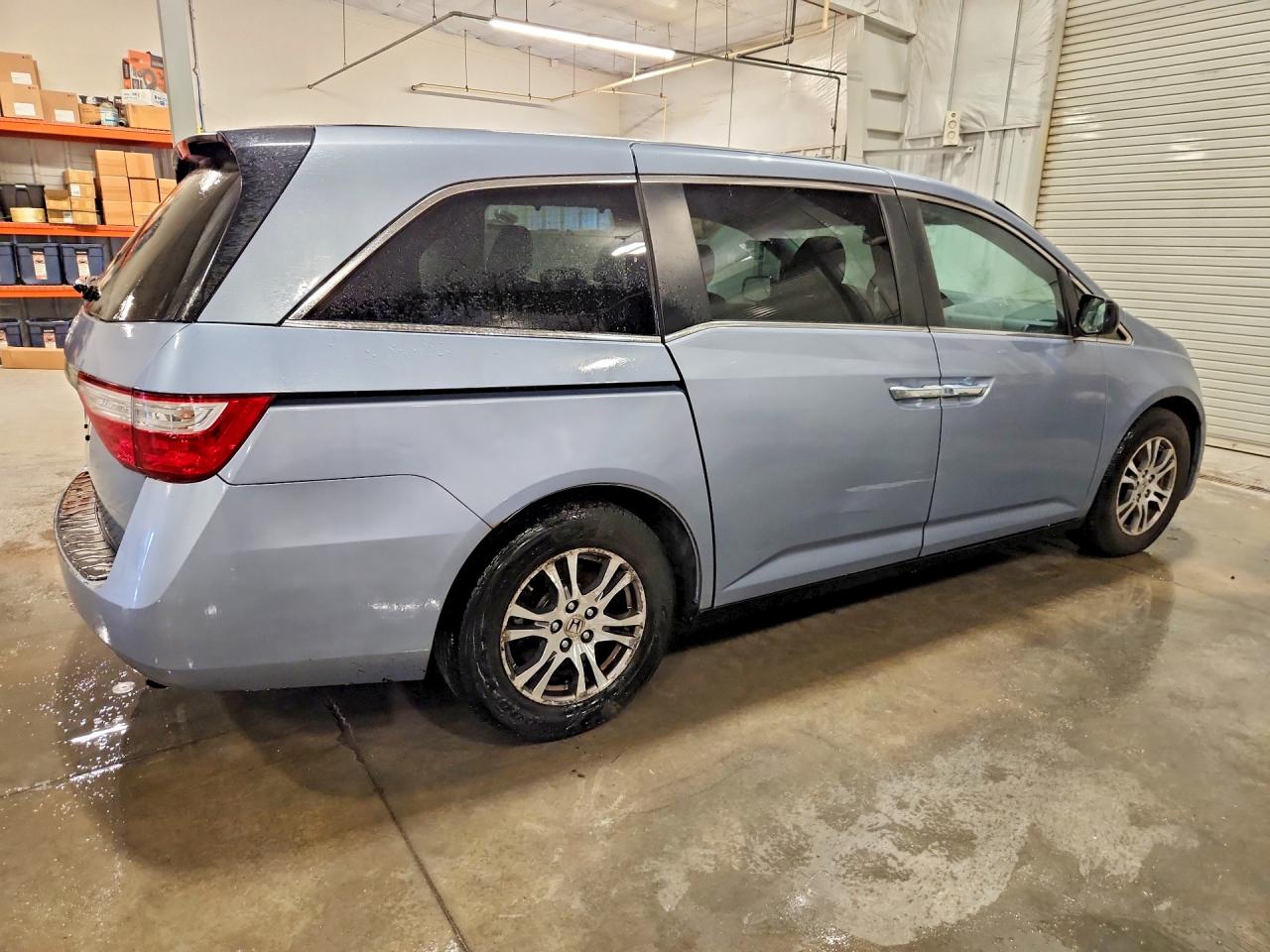 2012 Honda Odyssey Exl Синий vin: 5FNRL5H60CB031209