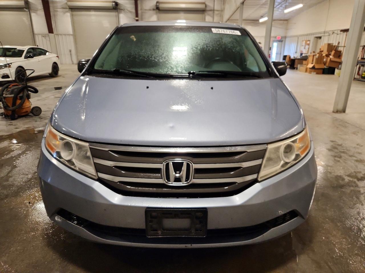 2012 Honda Odyssey Exl Синий vin: 5FNRL5H60CB031209
