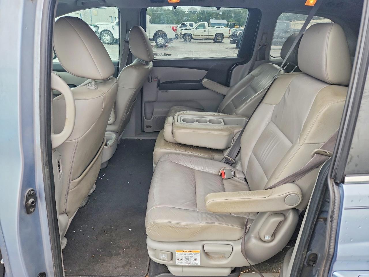 2012 Honda Odyssey Exl Blue vin: 5FNRL5H60CB037205