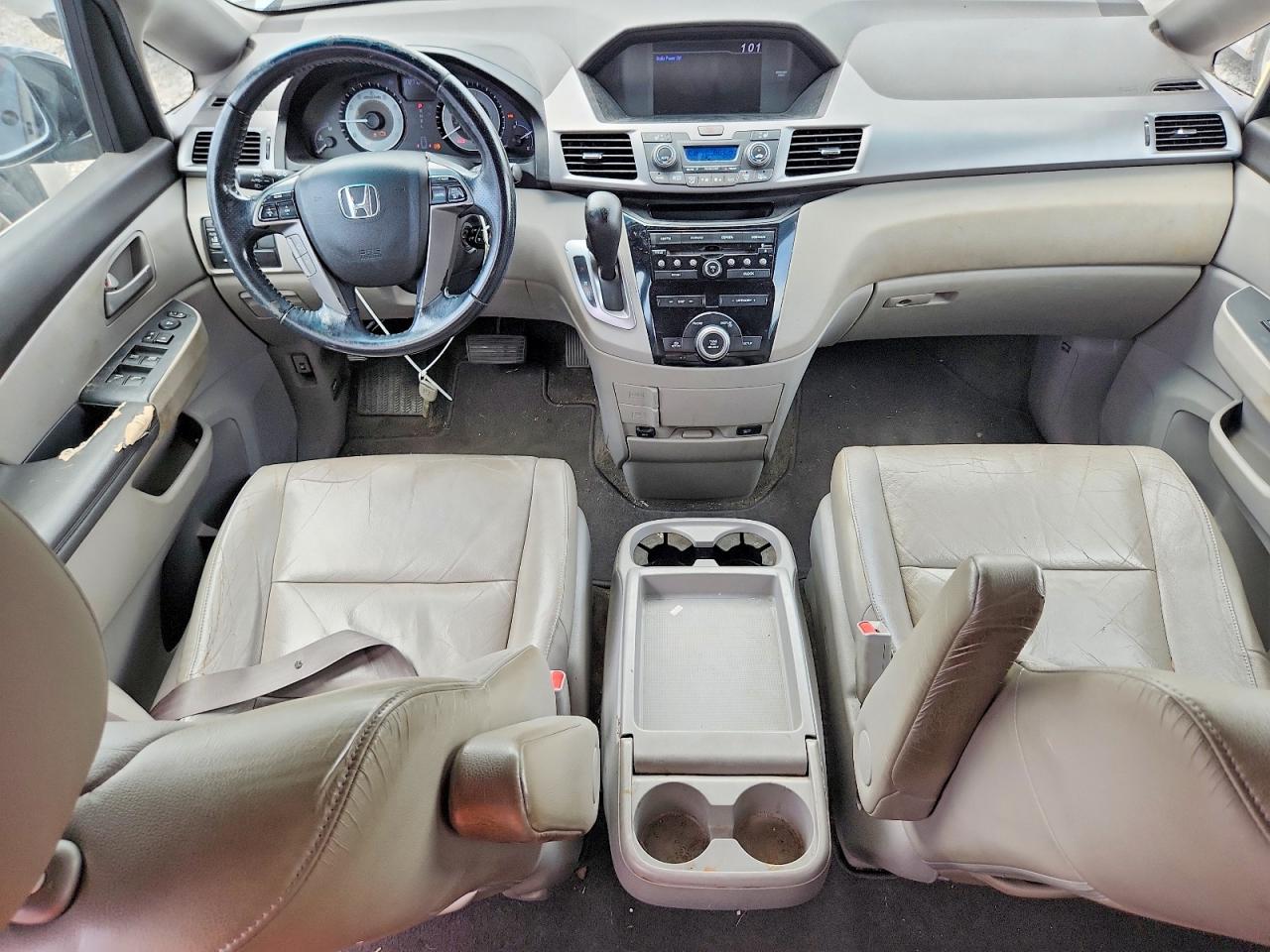 2012 Honda Odyssey Exl Blue vin: 5FNRL5H60CB037205