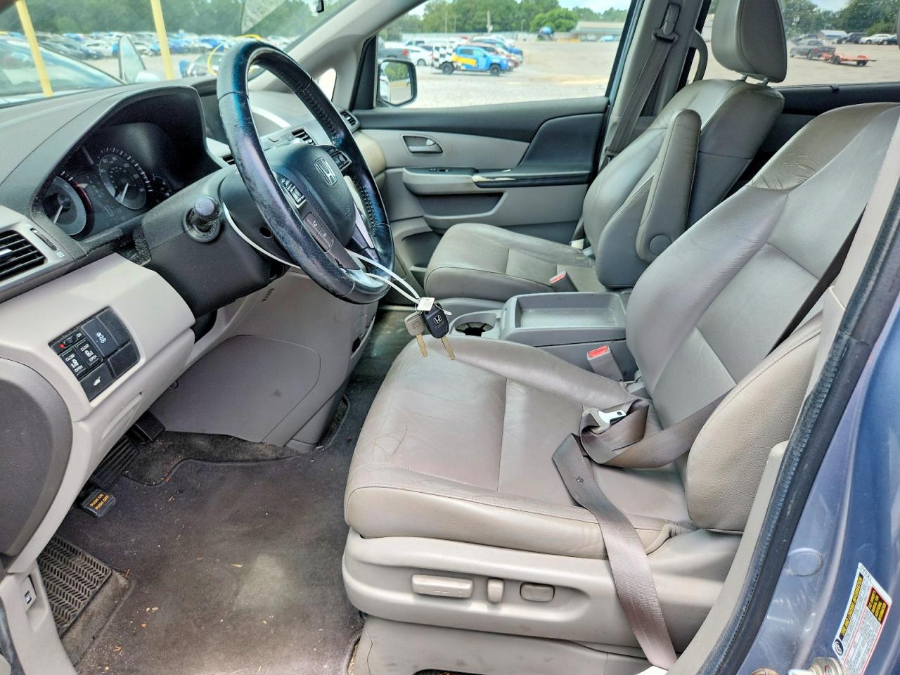 2012 Honda Odyssey Exl Blue vin: 5FNRL5H60CB037205