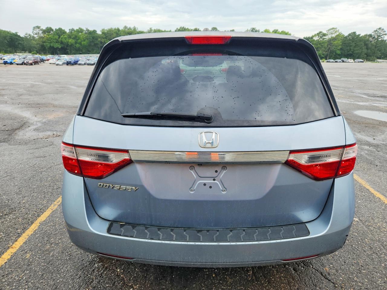 2012 Honda Odyssey Exl Blue vin: 5FNRL5H60CB037205