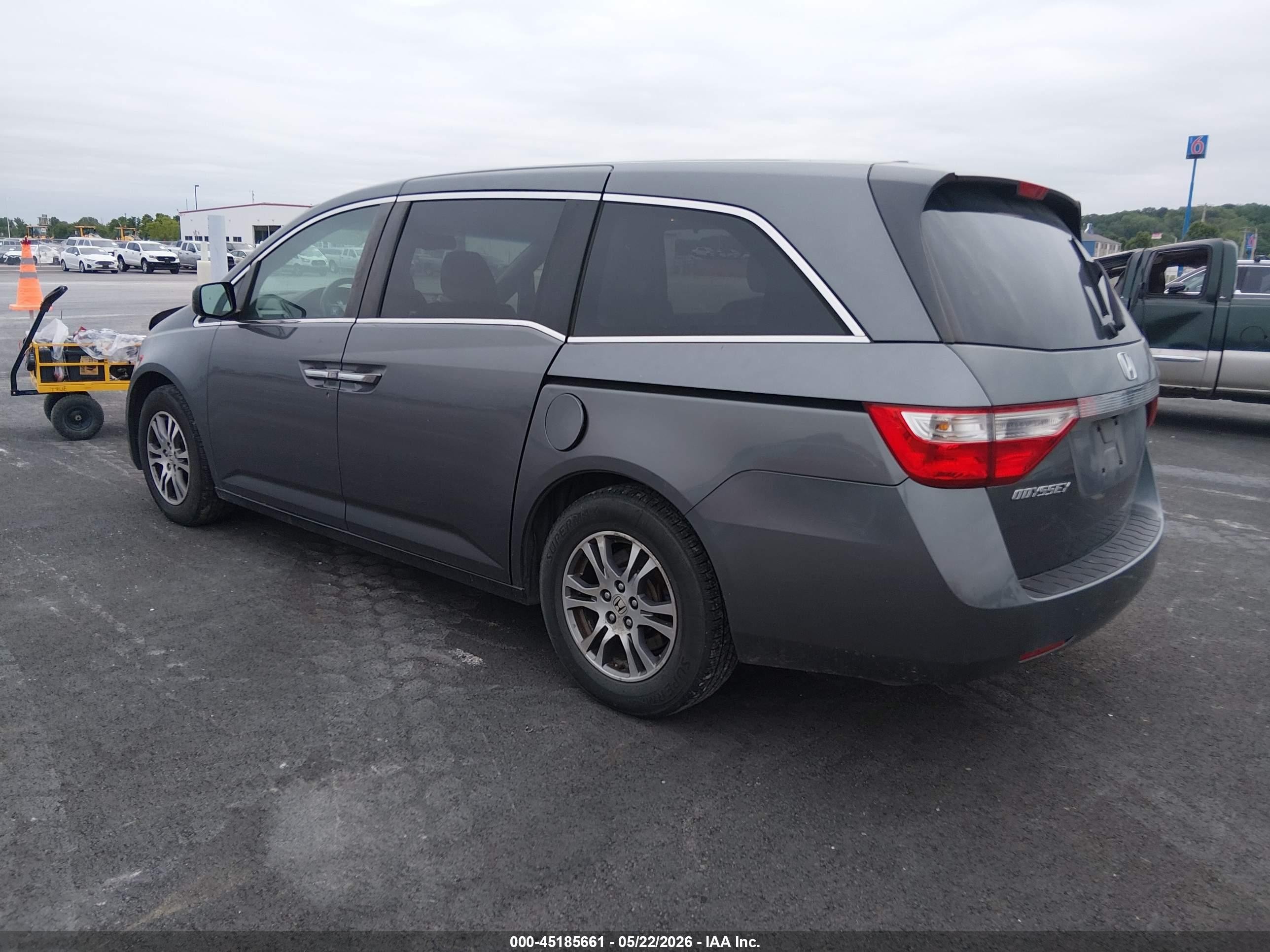 2012 Honda Odyssey Ex-l Gray vin: 5FNRL5H60CB050195