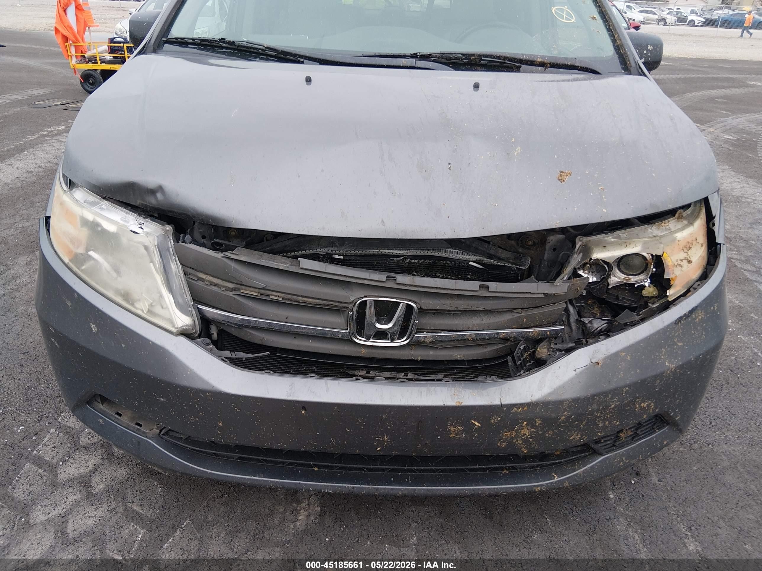 2012 Honda Odyssey Ex-l Gray vin: 5FNRL5H60CB050195