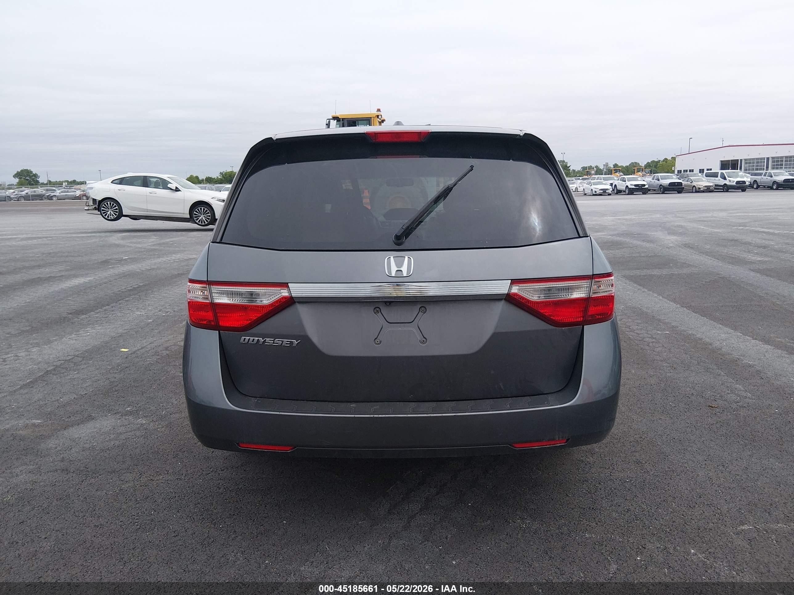 2012 Honda Odyssey Ex-l Gray vin: 5FNRL5H60CB050195