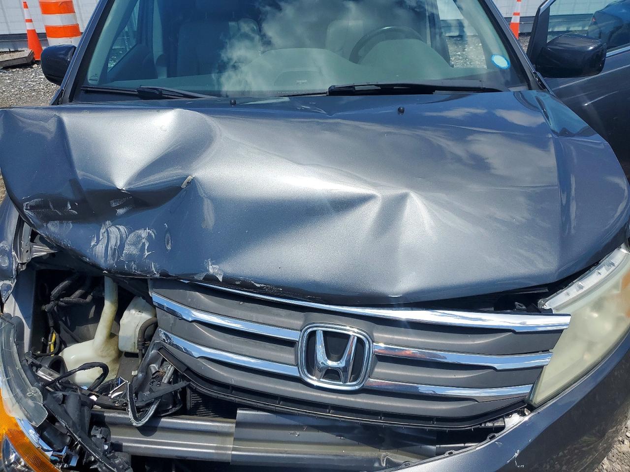 2012 Honda Odyssey Exl Gray vin: 5FNRL5H60CB051119
