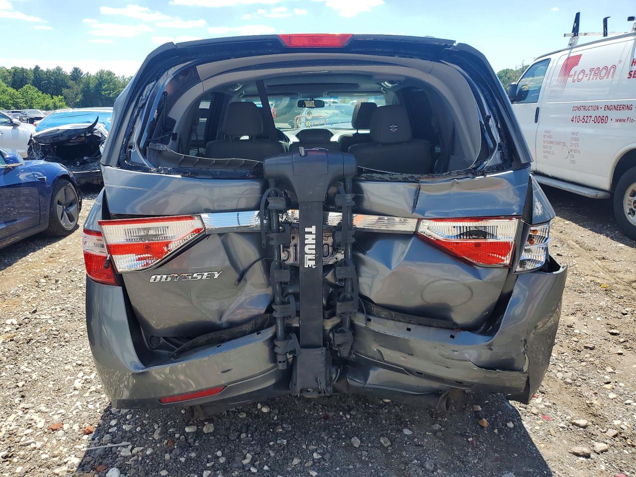 2012 Honda Odyssey Exl Gray vin: 5FNRL5H60CB051119