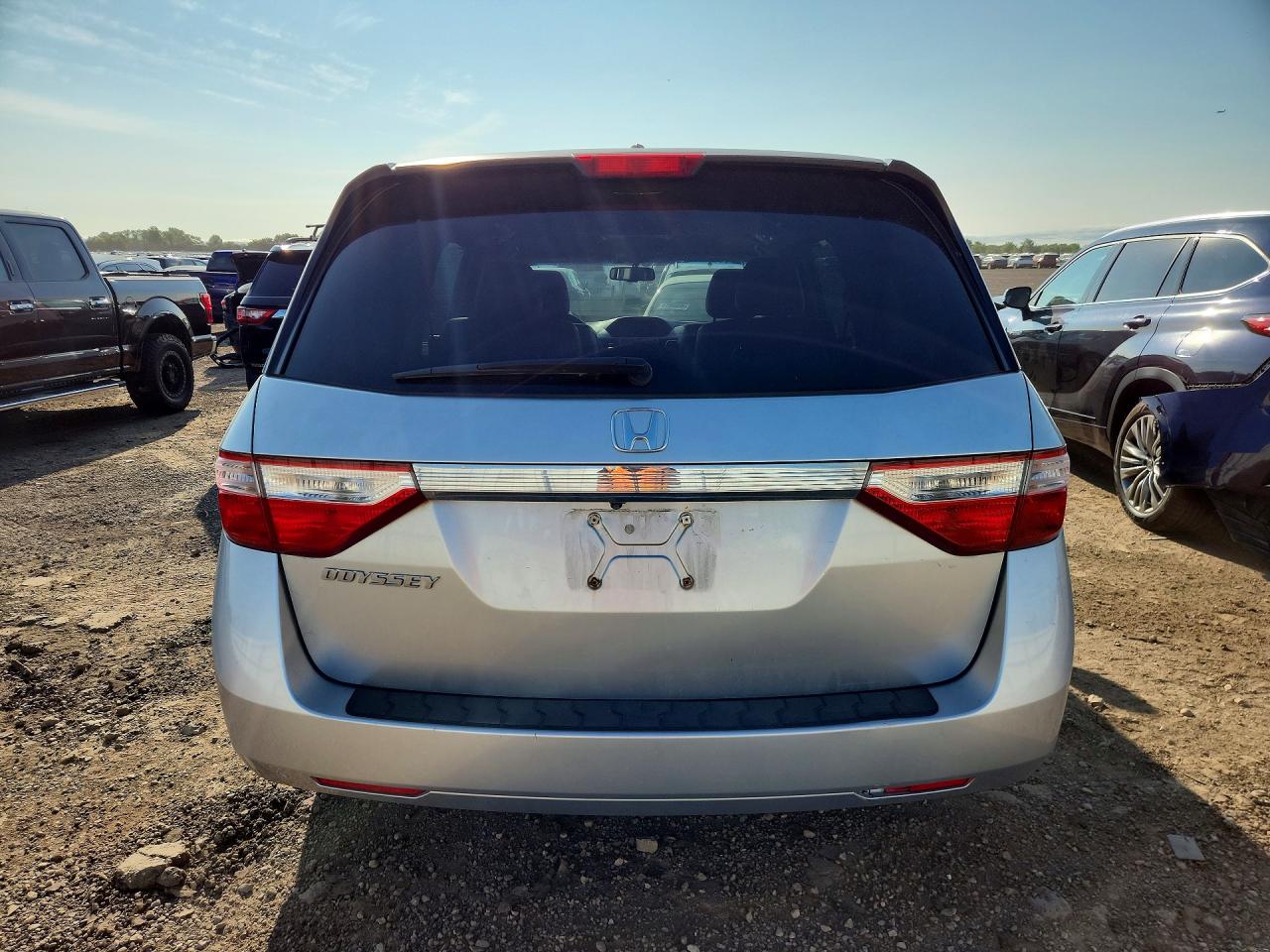 2012 Honda Odyssey Exl Silver vin: 5FNRL5H60CB056904