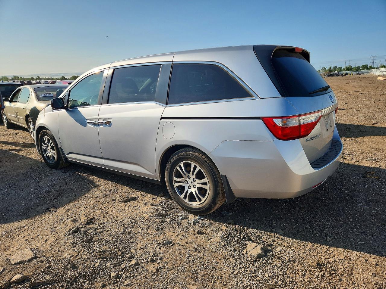 2012 Honda Odyssey Exl Silver vin: 5FNRL5H60CB056904