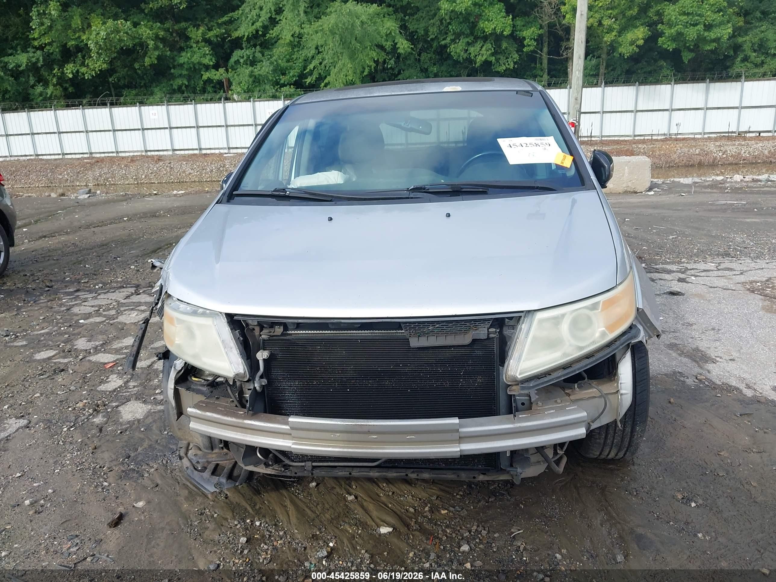 2012 Honda Odyssey Ex-l Серебряный vin: 5FNRL5H60CB063786