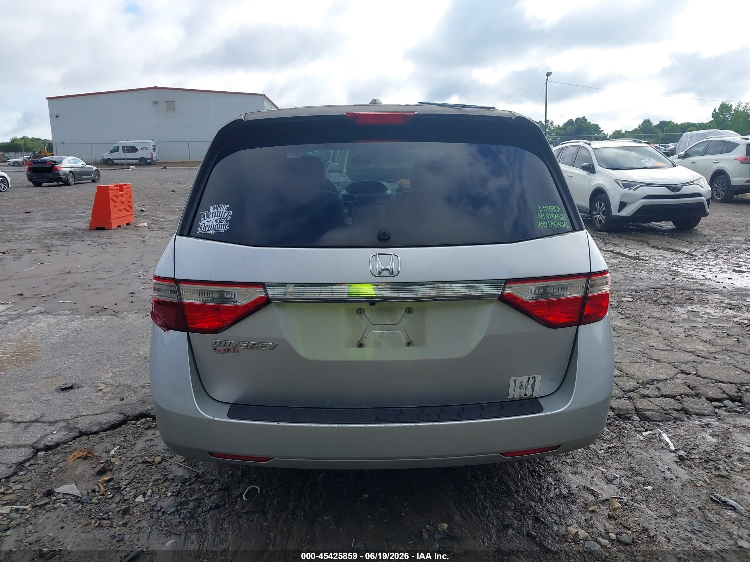 2012 Honda Odyssey Ex-l Серебряный vin: 5FNRL5H60CB063786