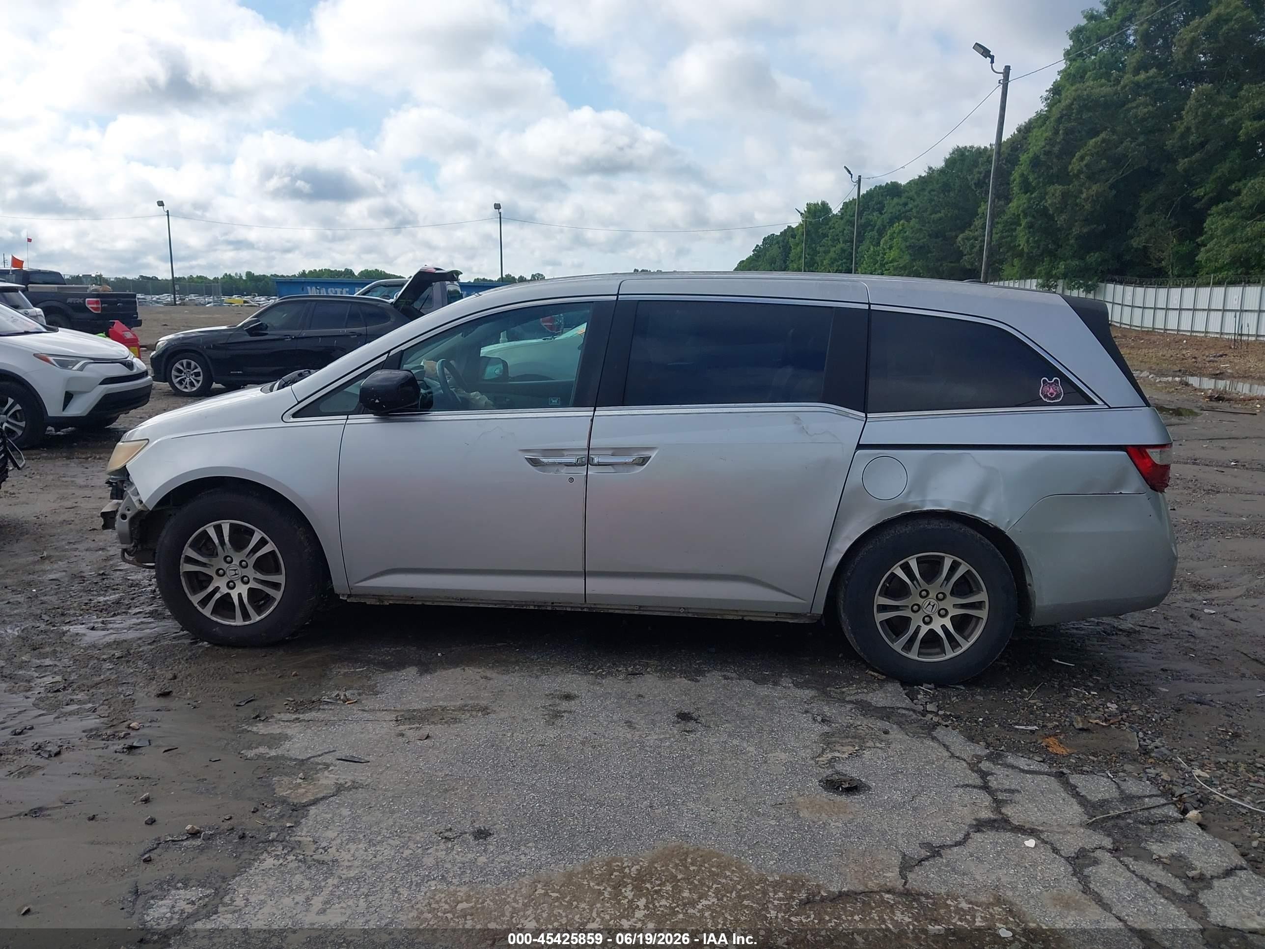 2012 Honda Odyssey Ex-l Серебряный vin: 5FNRL5H60CB063786