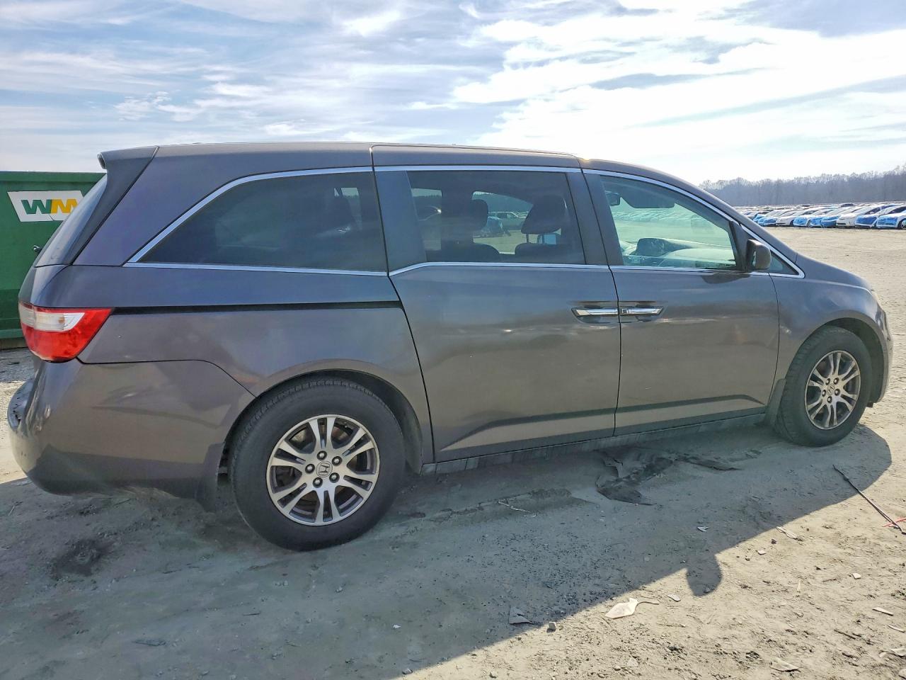 2012 Honda Odyssey Exl Charcoal vin: 5FNRL5H60CB064890