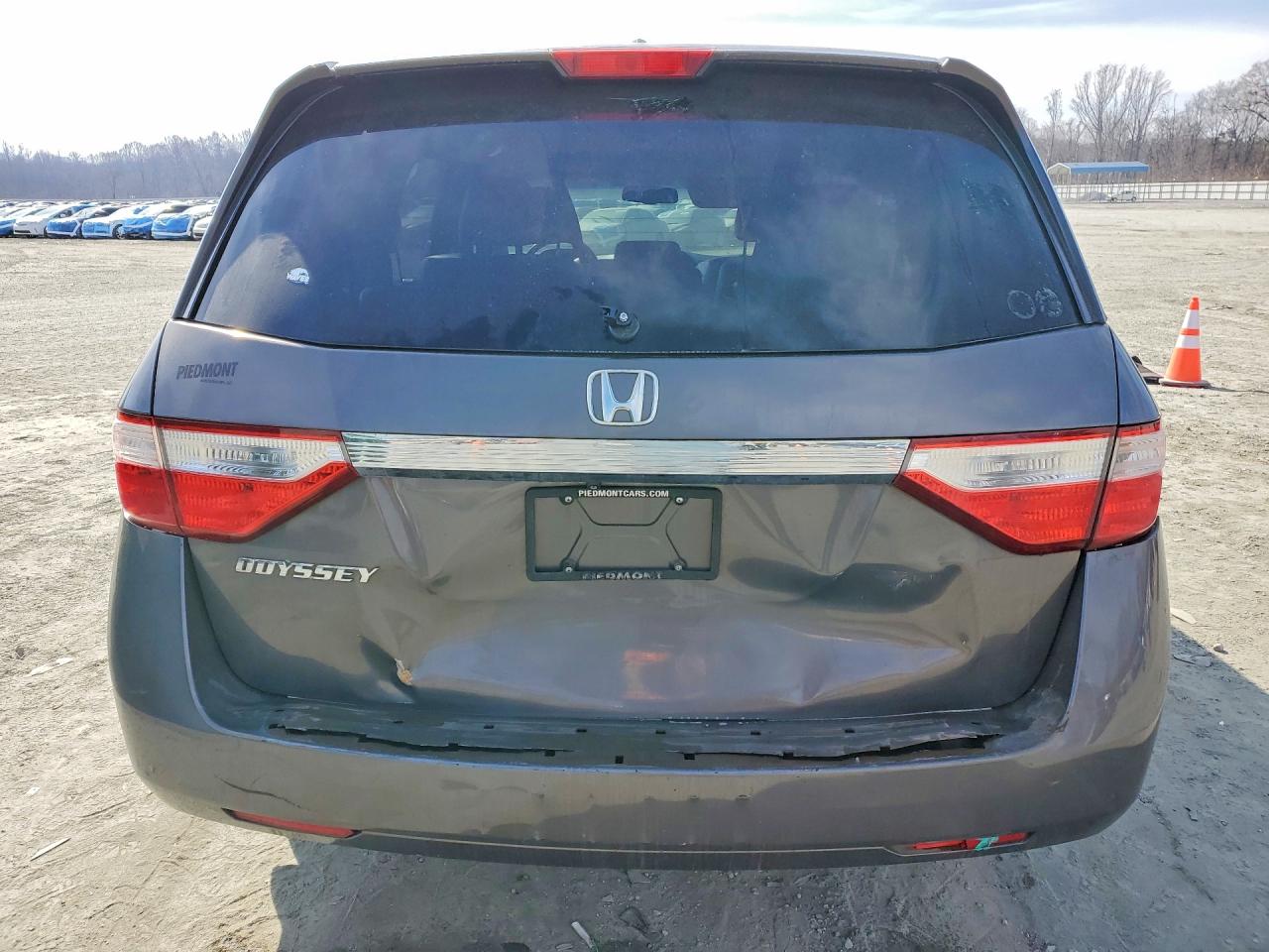 2012 Honda Odyssey Exl Charcoal vin: 5FNRL5H60CB064890
