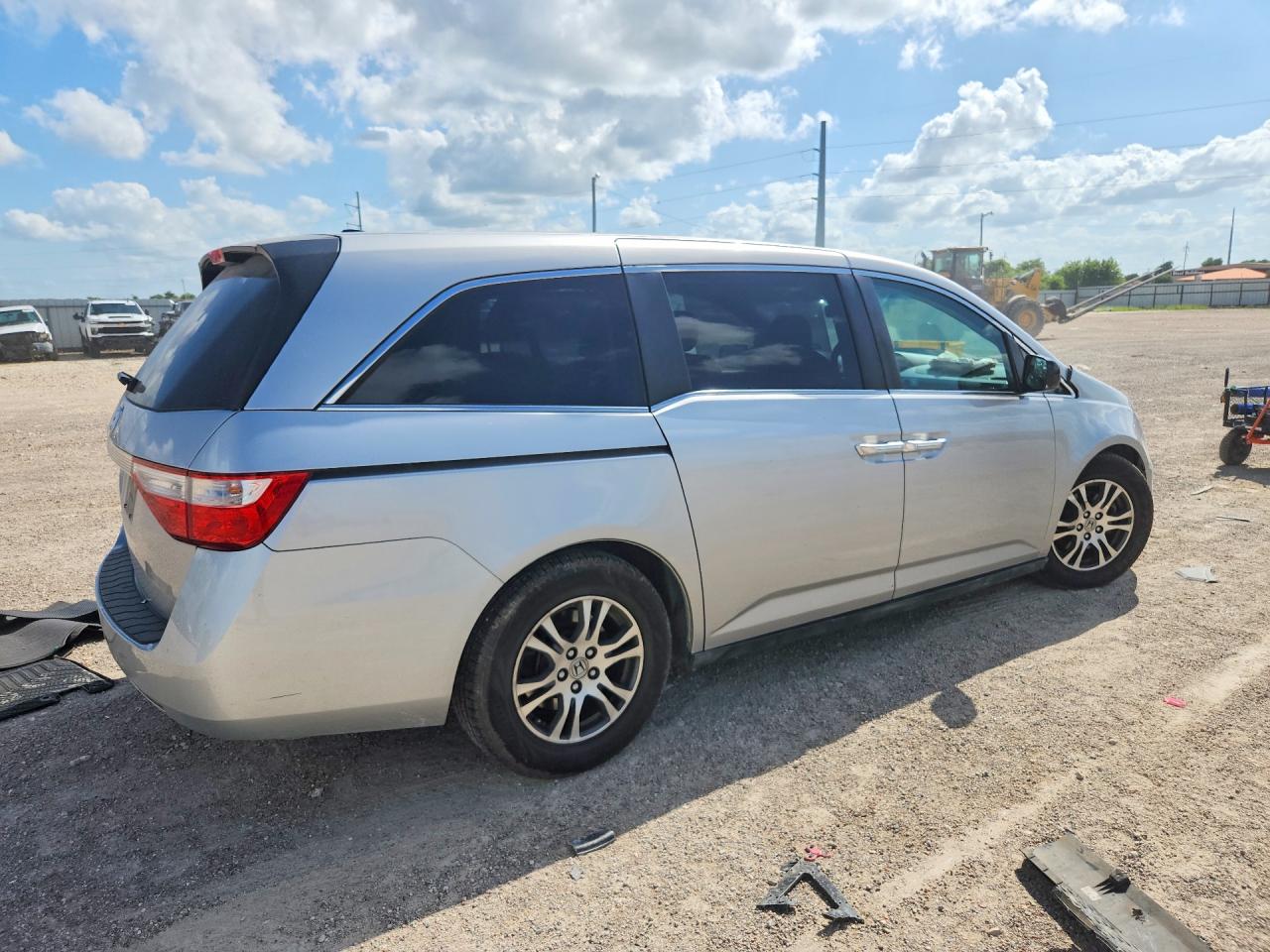 2012 Honda Odyssey Exl Silver vin: 5FNRL5H60CB076912