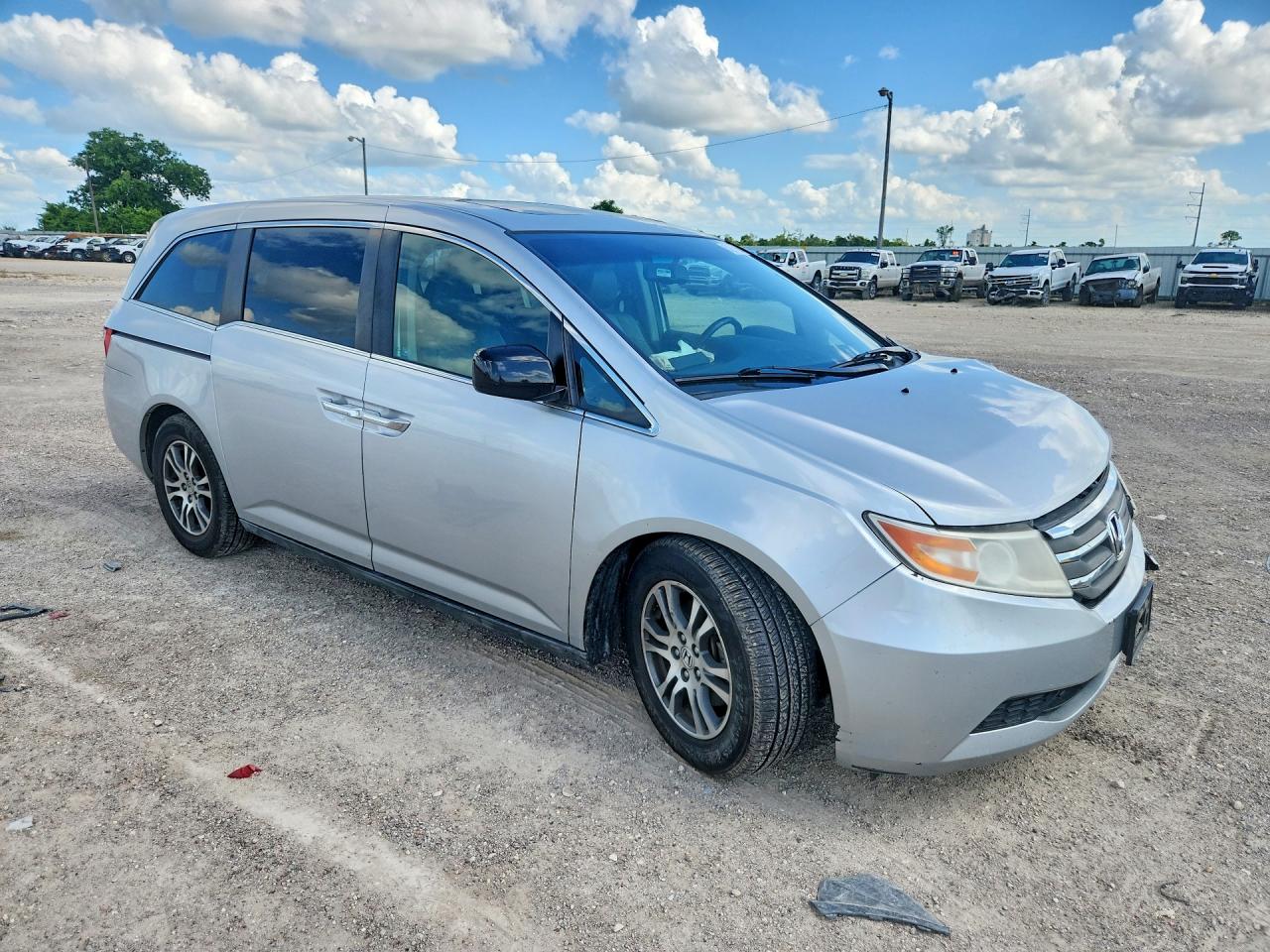 2012 Honda Odyssey Exl Silver vin: 5FNRL5H60CB076912
