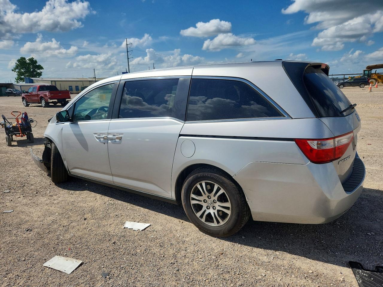 2012 Honda Odyssey Exl Silver vin: 5FNRL5H60CB076912
