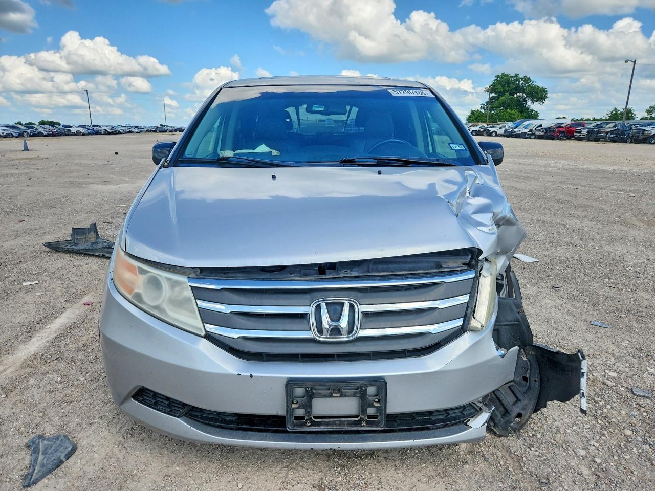2012 Honda Odyssey Exl Silver vin: 5FNRL5H60CB076912