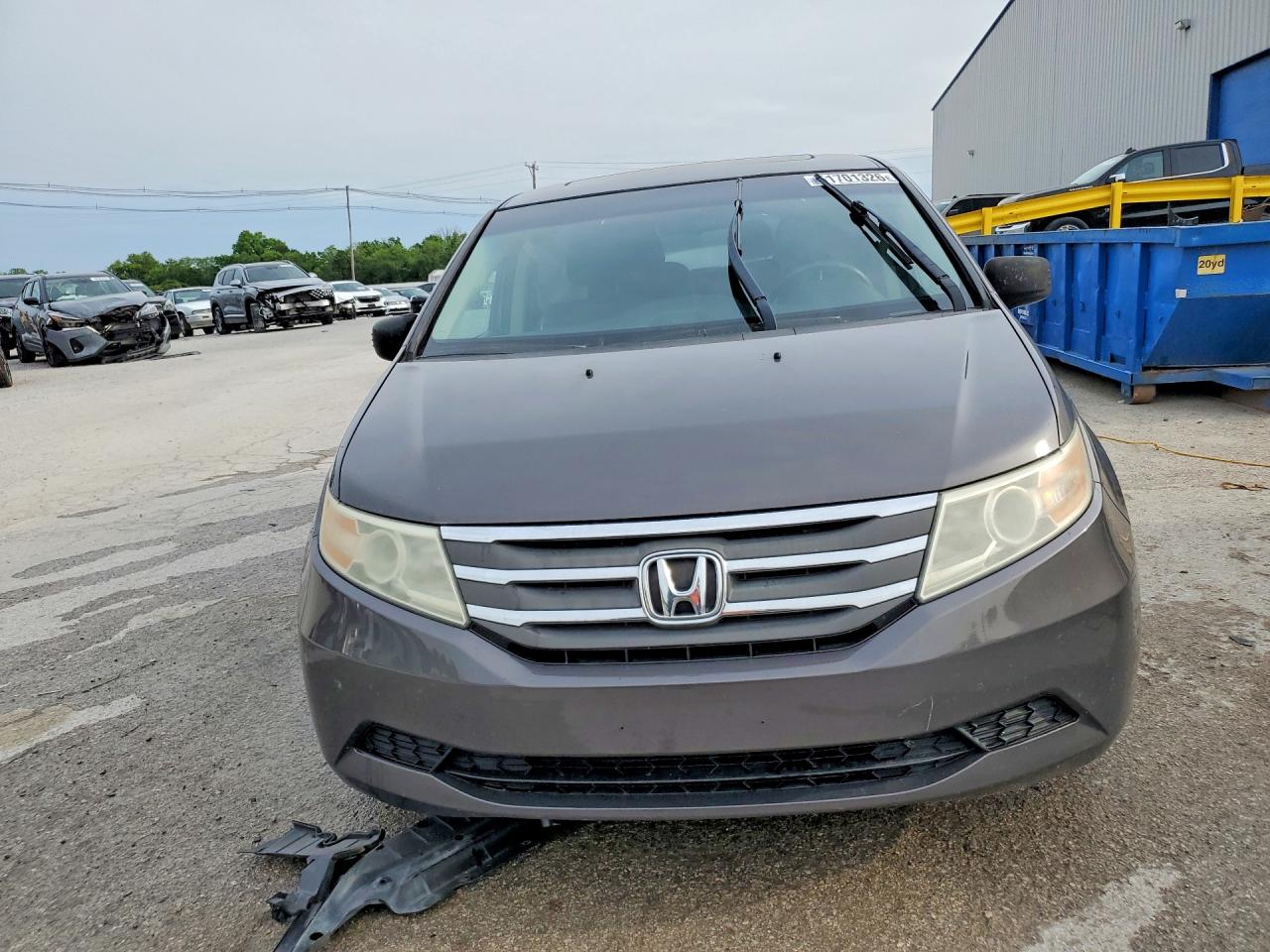 2012 Honda Odyssey Exl Gray vin: 5FNRL5H60CB082970