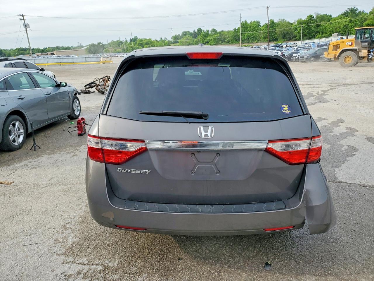 2012 Honda Odyssey Exl Gray vin: 5FNRL5H60CB082970