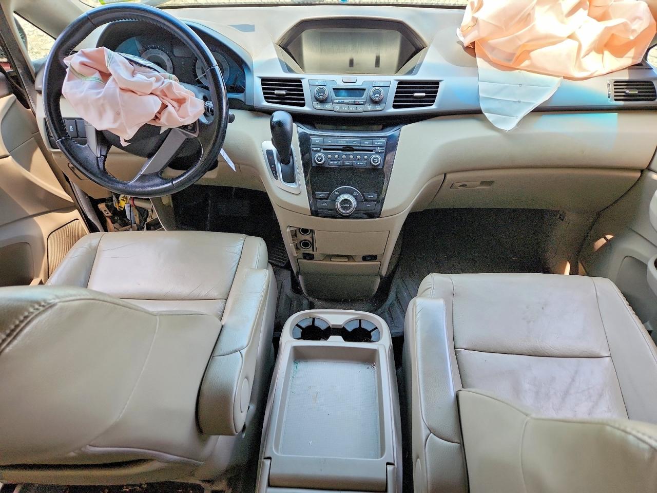2012 Honda Odyssey Exl Burgundy vin: 5FNRL5H60CB083052