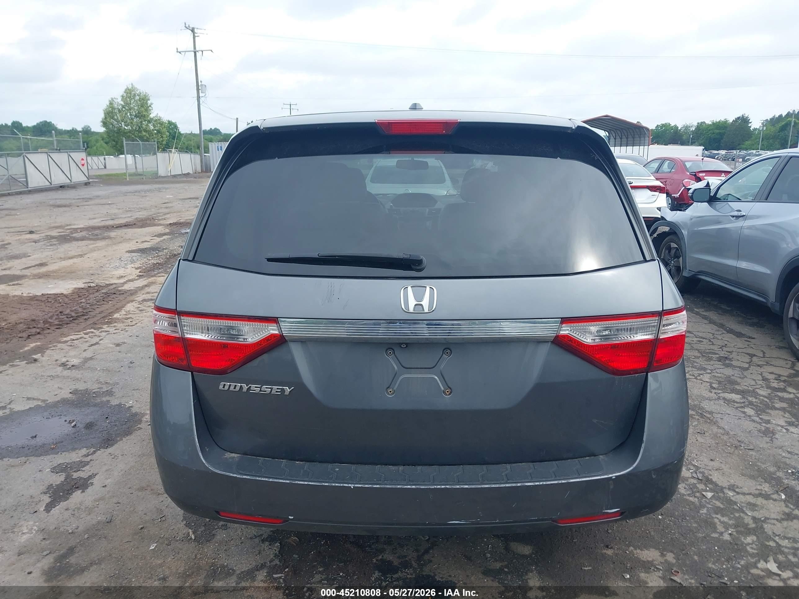 2012 Honda Odyssey Ex-l Gray vin: 5FNRL5H60CB084234