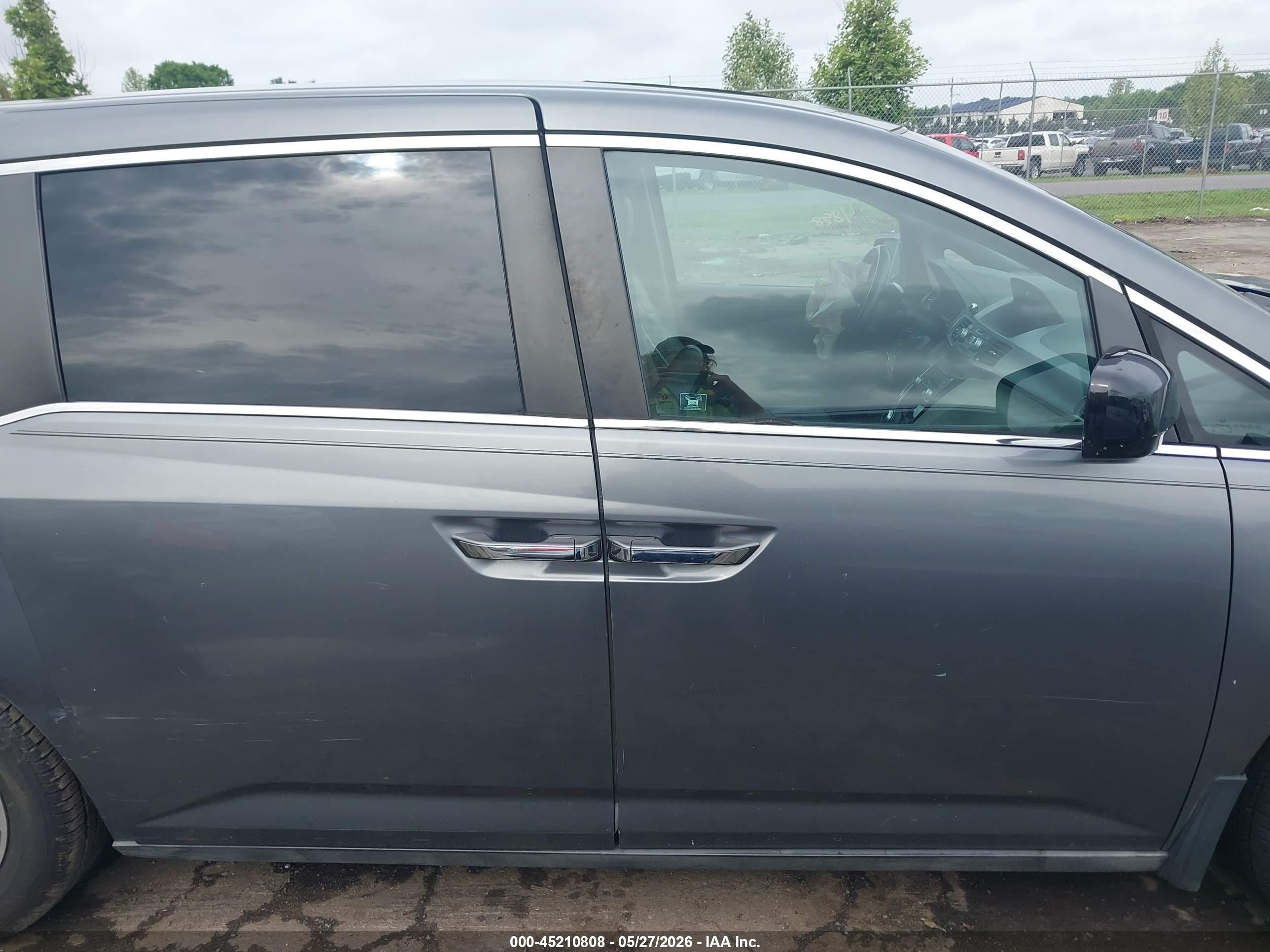 2012 Honda Odyssey Ex-l Gray vin: 5FNRL5H60CB084234