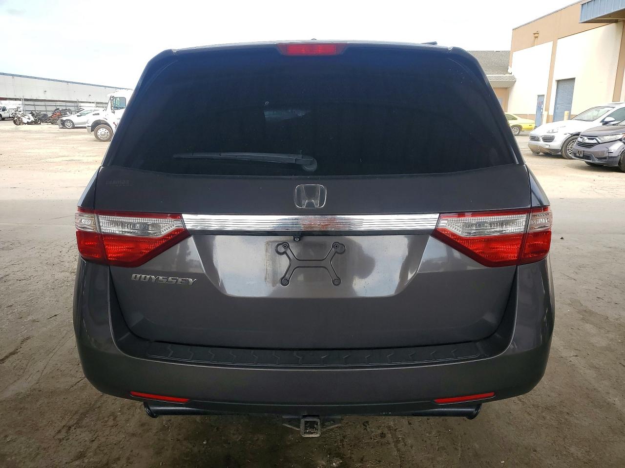 2012 Honda Odyssey Exl Gray vin: 5FNRL5H60CB100397