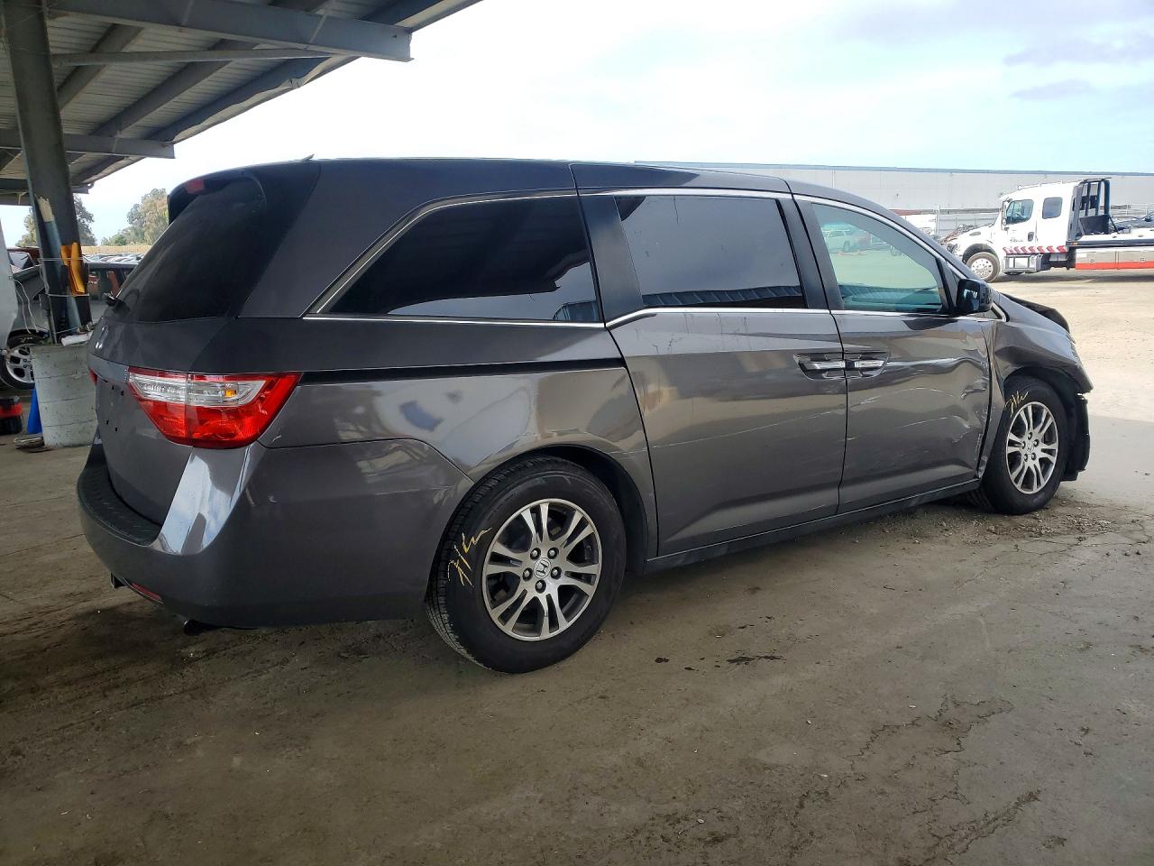 2012 Honda Odyssey Exl Gray vin: 5FNRL5H60CB100397