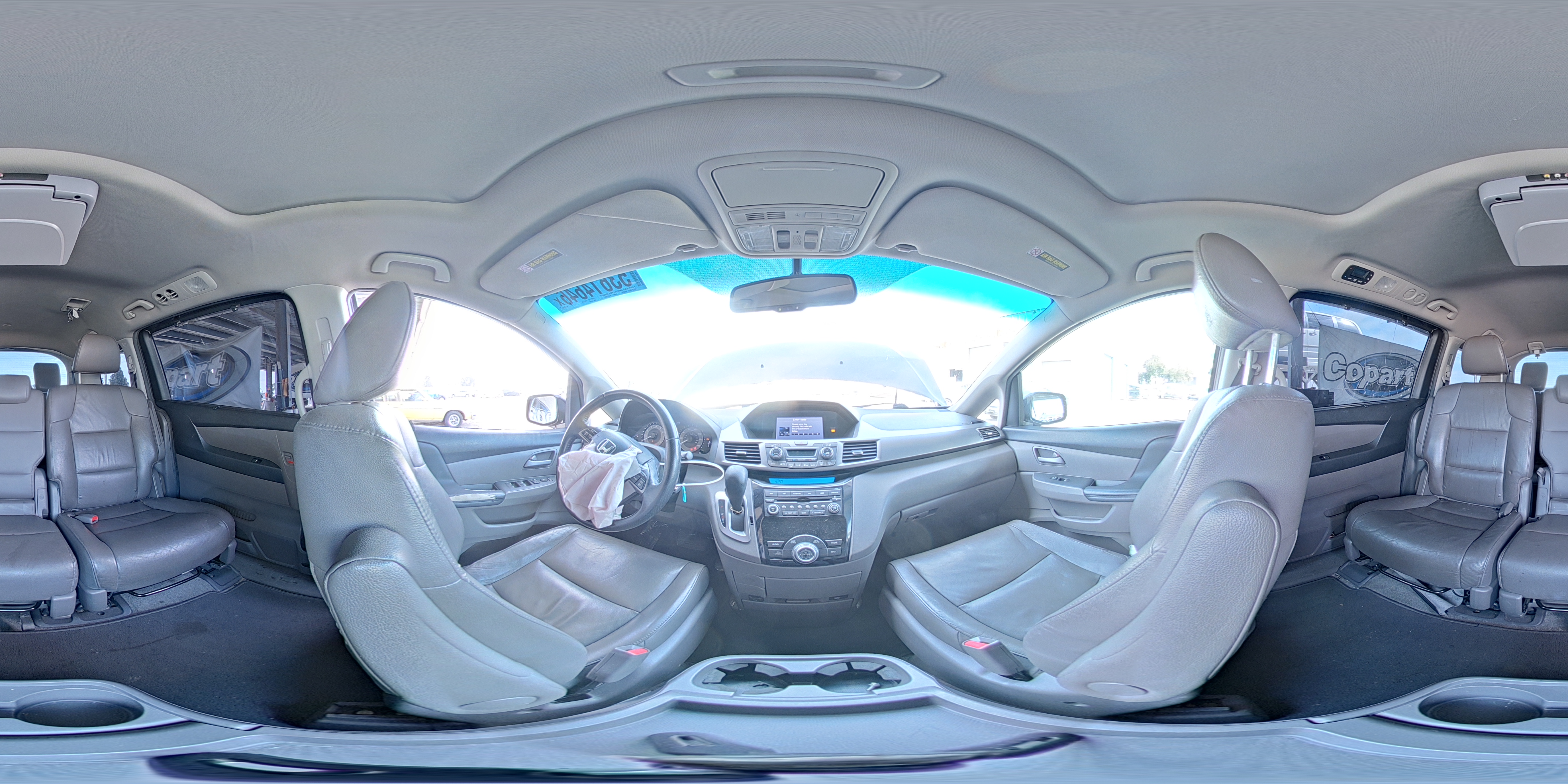 2012 Honda Odyssey Exl Gray vin: 5FNRL5H60CB100397