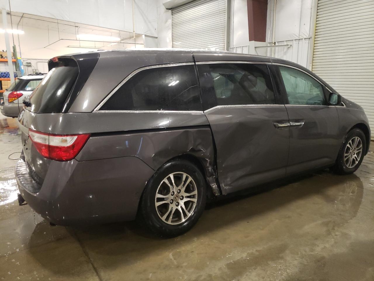 2012 Honda Odyssey Exl Gray vin: 5FNRL5H60CB101114