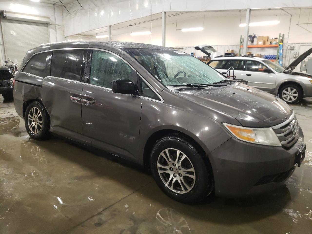 2012 Honda Odyssey Exl Gray vin: 5FNRL5H60CB101114