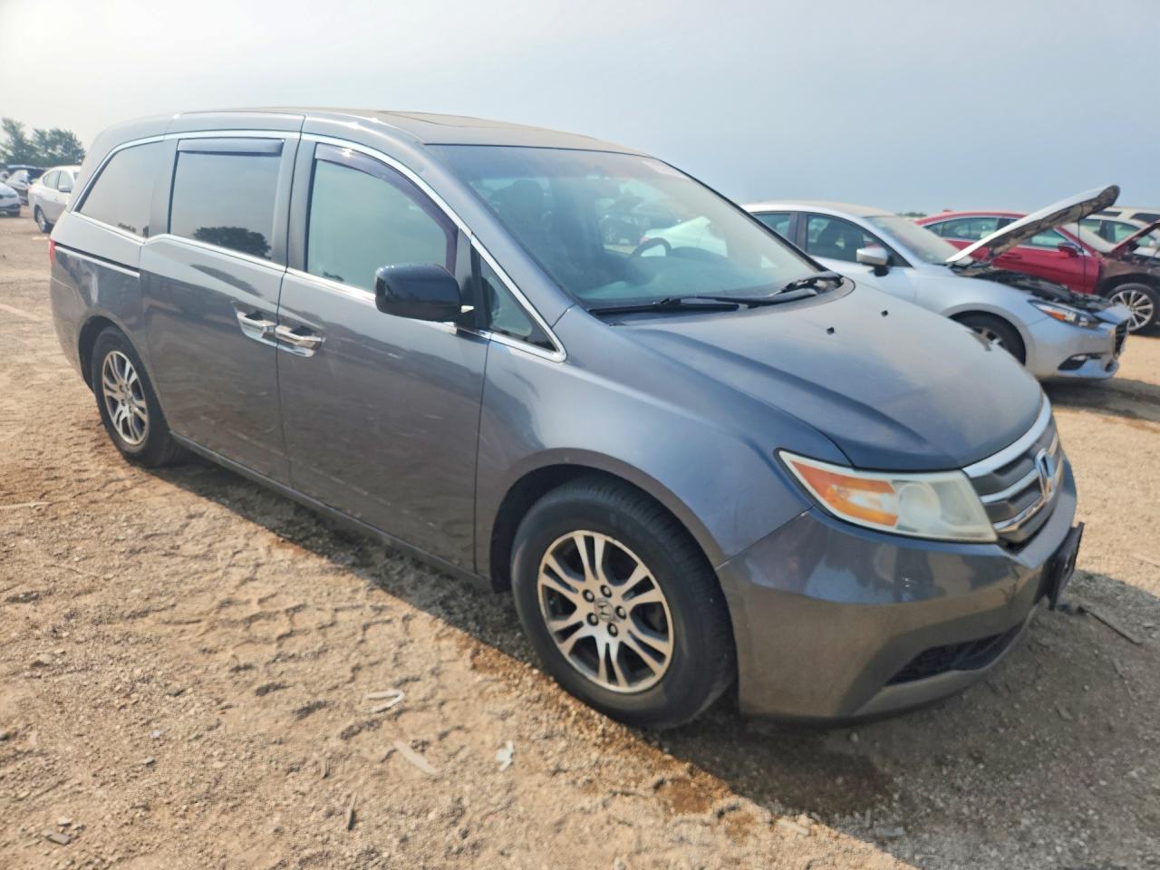 2012 Honda Odyssey Exl Gray vin: 5FNRL5H60CB101534