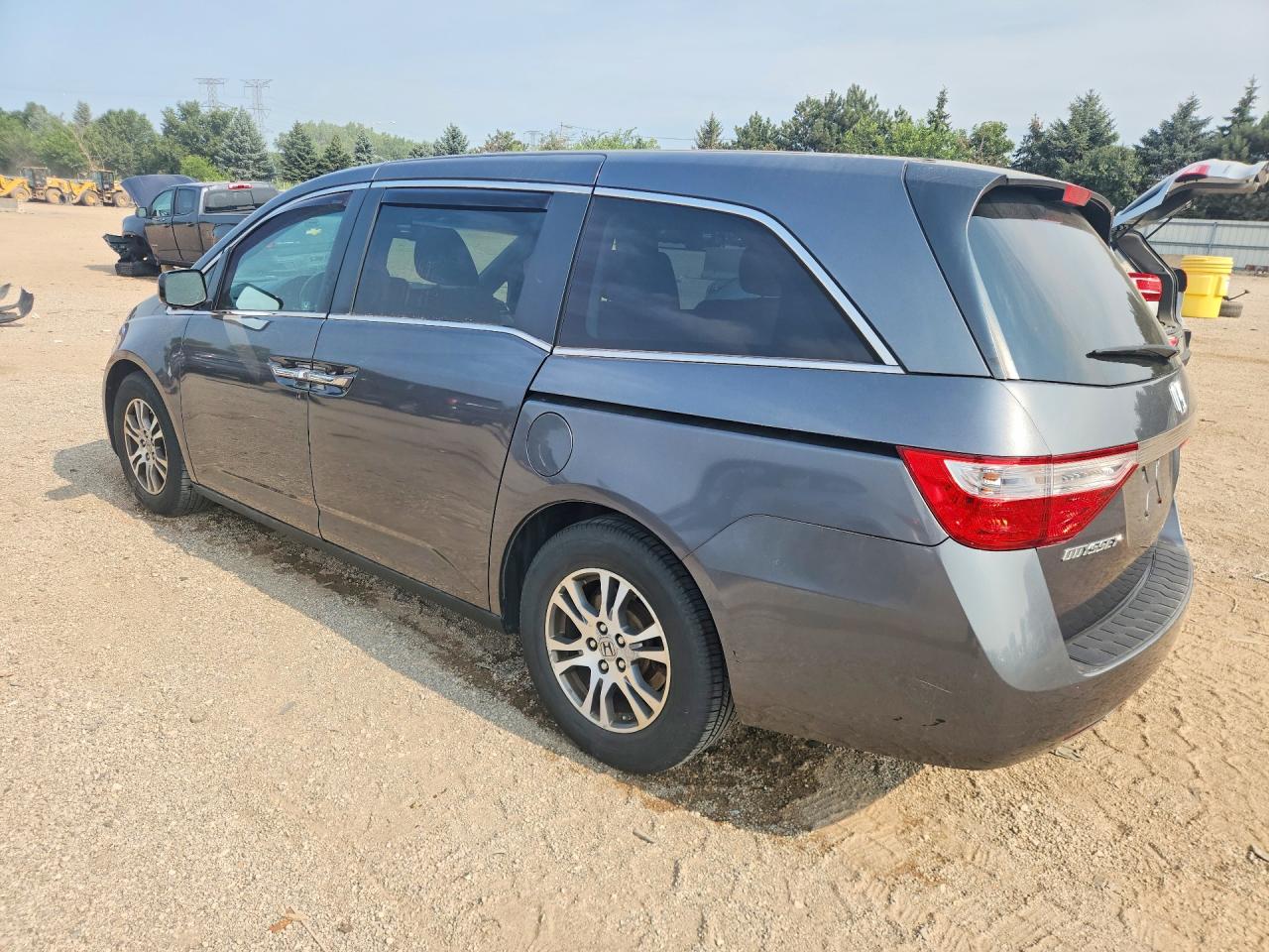 2012 Honda Odyssey Exl Gray vin: 5FNRL5H60CB101534