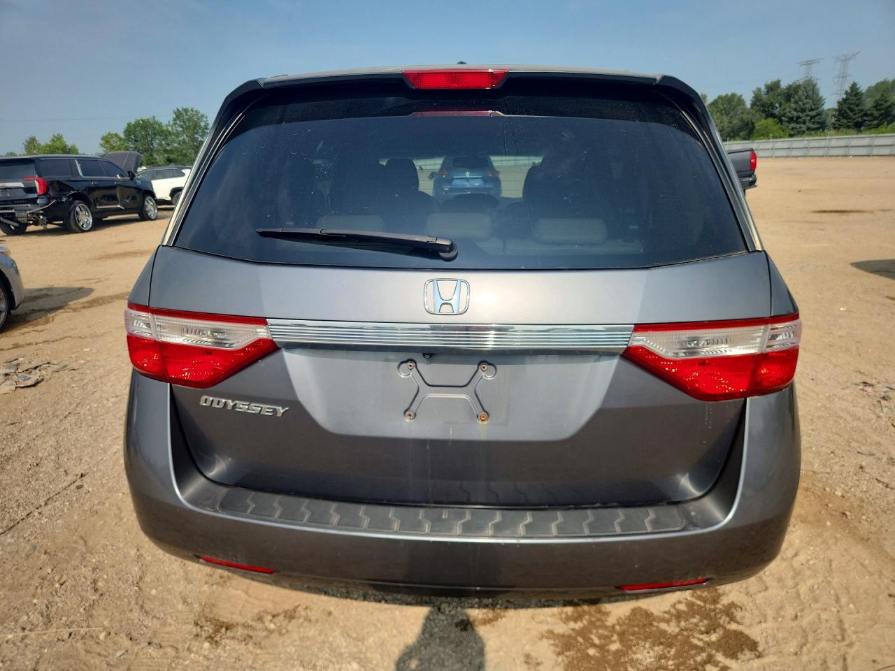 2012 Honda Odyssey Exl Gray vin: 5FNRL5H60CB101534