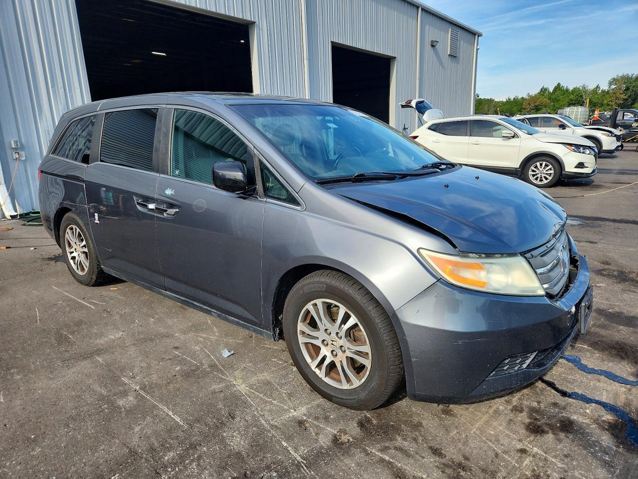 2012 Honda Odyssey Exl Gray vin: 5FNRL5H60CB104112