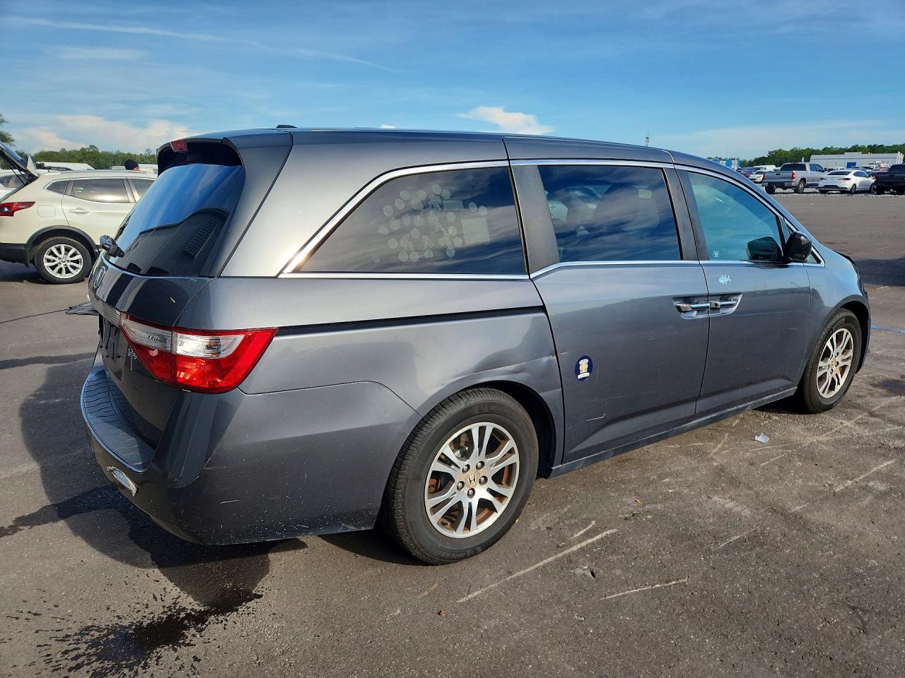 2012 Honda Odyssey Exl Gray vin: 5FNRL5H60CB104112