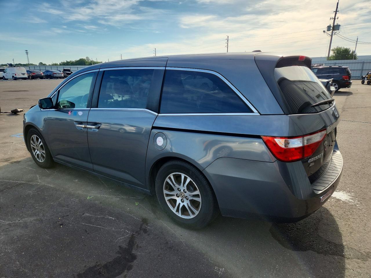 2012 Honda Odyssey Exl Gray vin: 5FNRL5H60CB104112