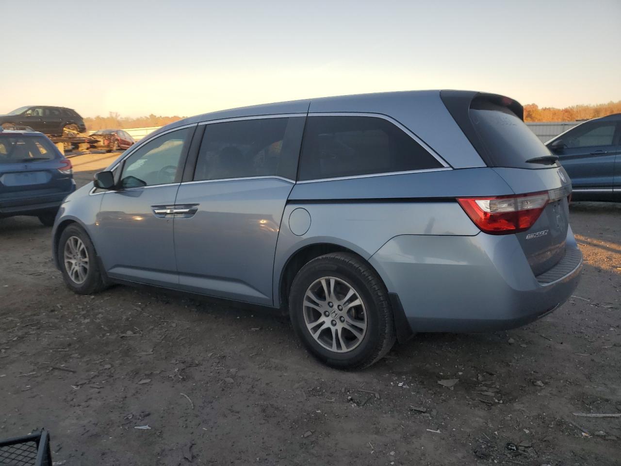 2012 Honda Odyssey Exl Silver vin: 5FNRL5H60CB105910