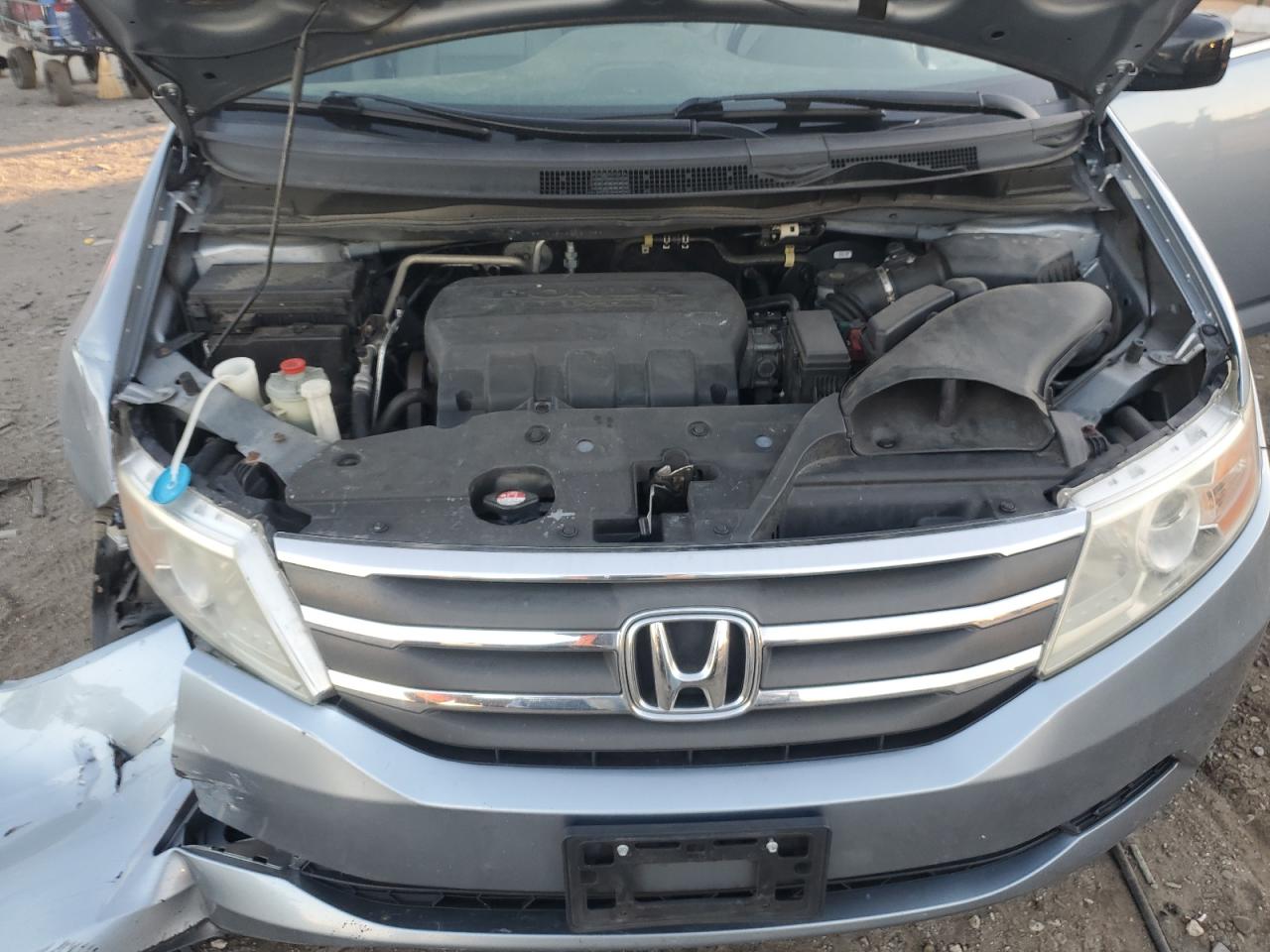 2012 Honda Odyssey Exl Silver vin: 5FNRL5H60CB105910