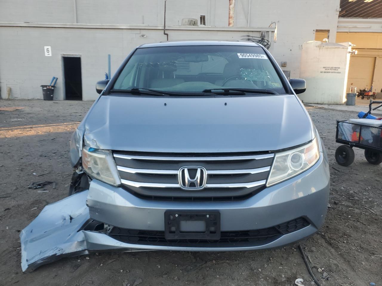 2012 Honda Odyssey Exl Silver vin: 5FNRL5H60CB105910