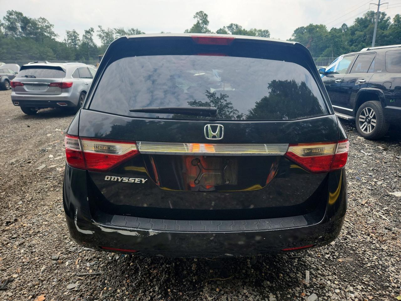 2012 Honda Odyssey Exl Black vin: 5FNRL5H60CB119967