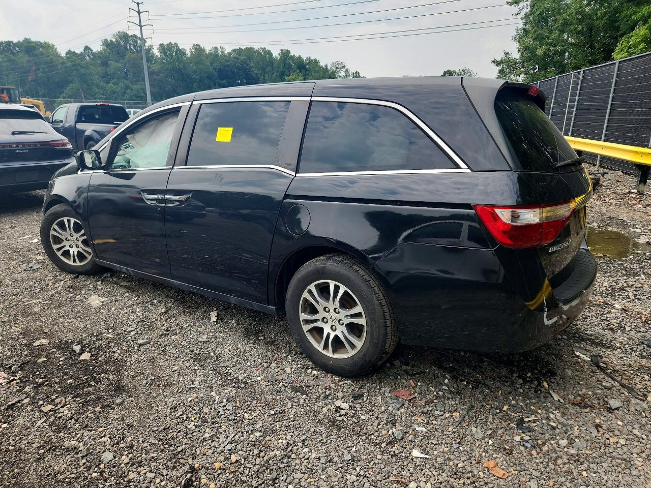 2012 Honda Odyssey Exl Black vin: 5FNRL5H60CB119967