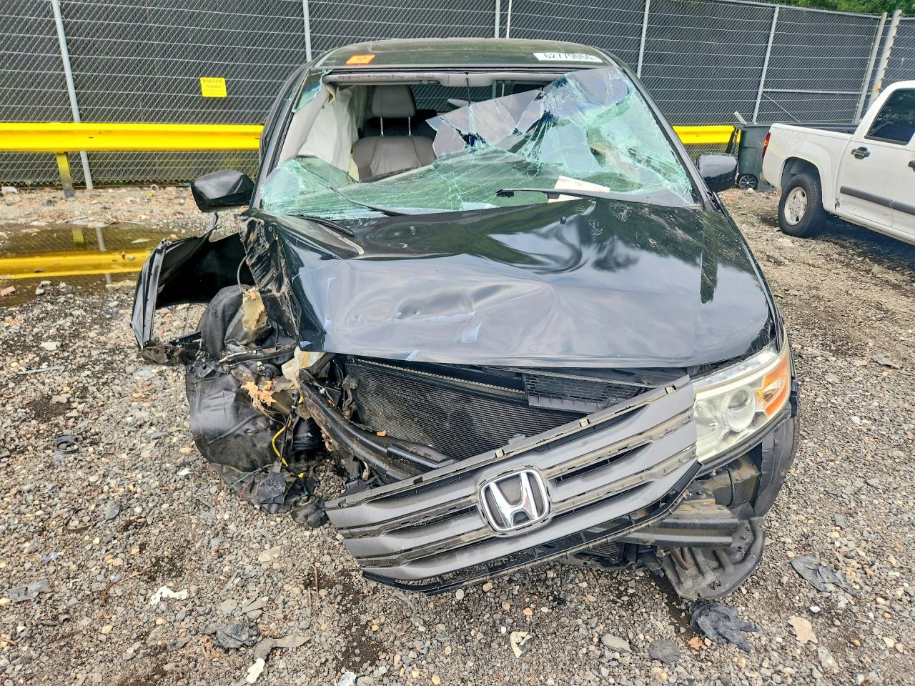 2012 Honda Odyssey Exl Black vin: 5FNRL5H60CB119967